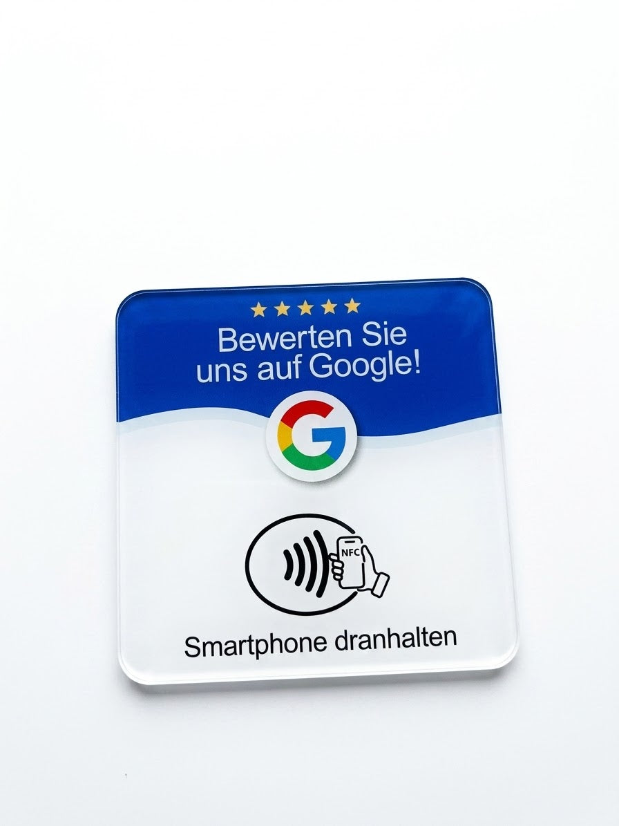 Google NFC Bewertungskarten