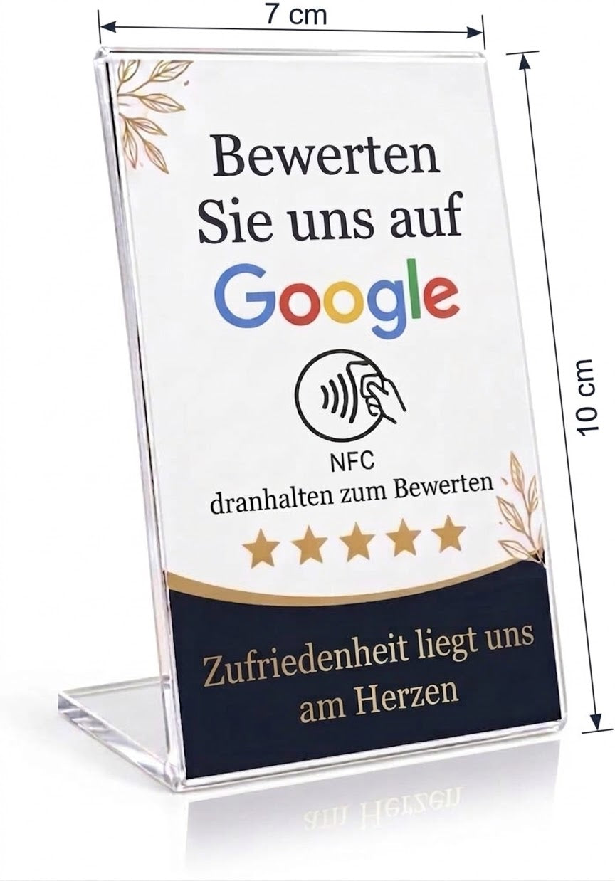 Google NFC Bewertungaufsteller